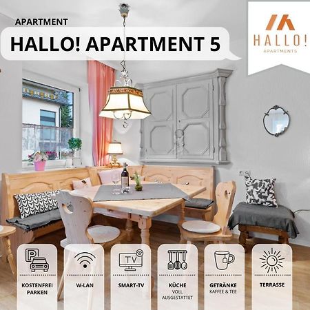 Hallo!-Apartment: Spacious City-Center Flat with Sunny Terrace Bad Worishofen Exterior photo